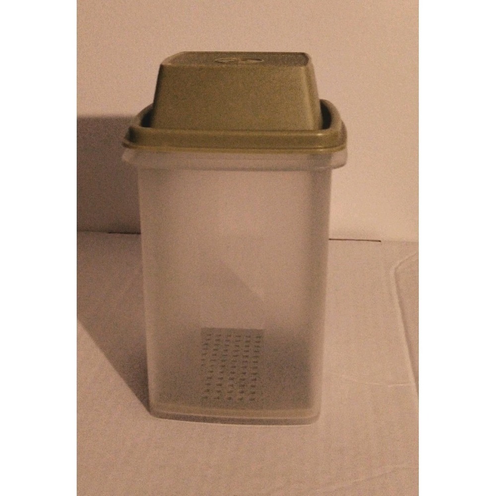 VTG Tupperware Pick A Deli Small IL Pickle Keeper Avocado Green 3 Piece 1330